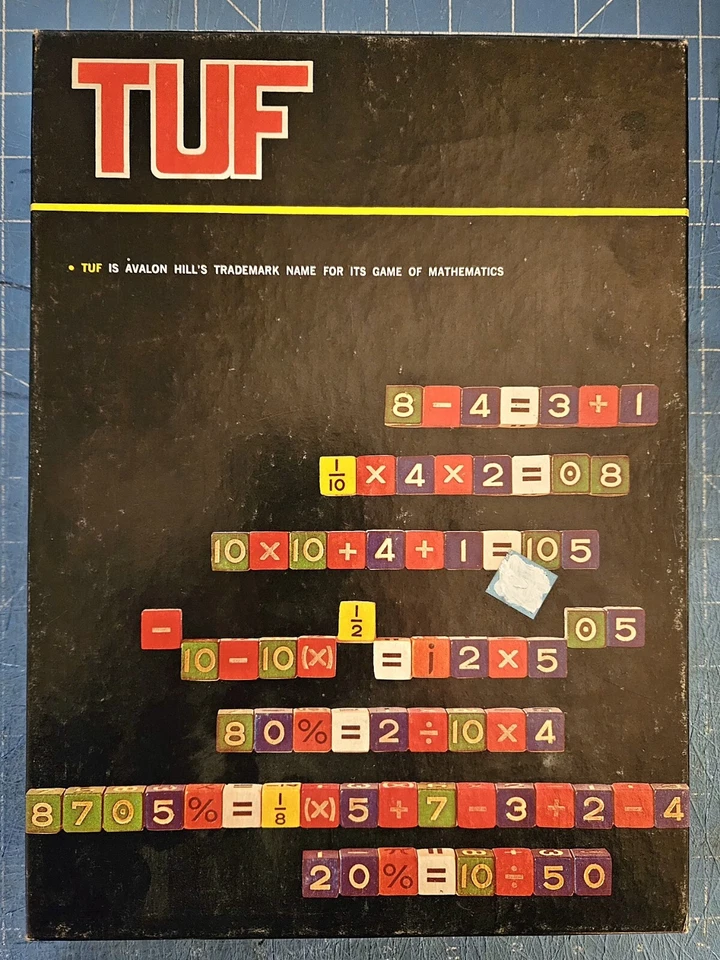 TUF Avalon Hill Bookcase 1969 Edition Game Authors: Peter and Joan B. 803 U.S.A - Image 1 of 4