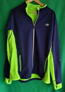 New Balance Heat Men’s Running Jacket  2XL Athletic Stretch Logo - Picture 1 of 6