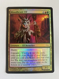 Bloodbraid Elf *FNM PROMO FOIL* 2010 MTG DCI NM/LP Limited Edition Combined Ship - Picture 1 of 11