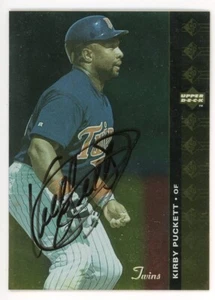 Kirby Puckett Signed Auto 1994 Upper Deck SP Minnesota Twins Card #186 HOF - Picture 1 of 1