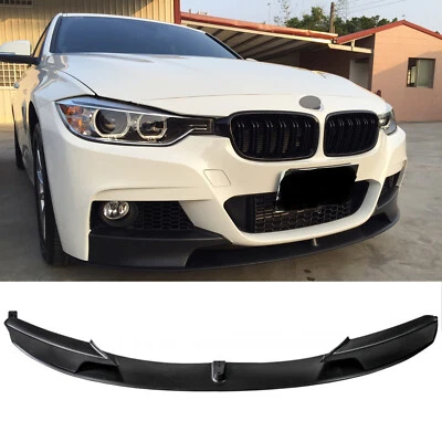 für BMW 3er F30 F31 M Paket Spoilerlippe Frontlippe GLANZ SCHWARZ Spoilerschwert - Bild 1 von 4