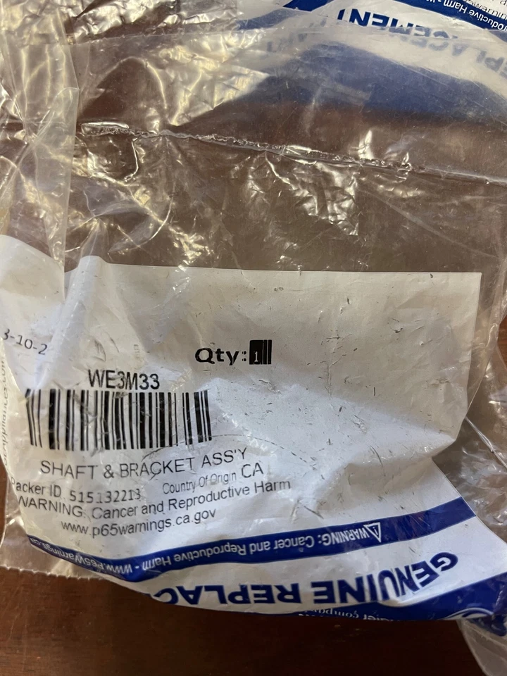 WE3M33 EJE Y SOPORTE CONJUNTO Foto 1 de 1