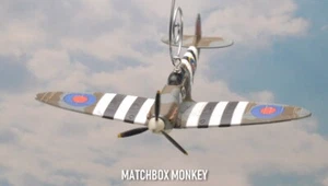 RAF Supermarine Spitfire WWII Single Prop Christmas Ornament Airplane Aircraft - Picture 1 of 18