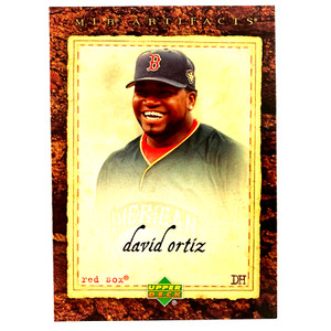 David Ortiz 2007 Upper Deck Artifacts Card #2 MLB HOF Boston Red Sox