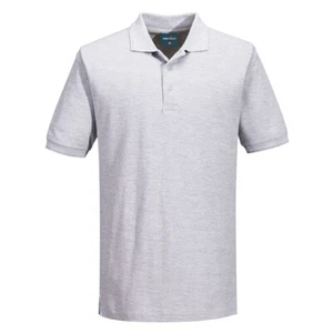 Polo de Trabajo Portwest B210 Gris Jaspeado Mediano 110clm Nápoles - Imagen 1 de 2