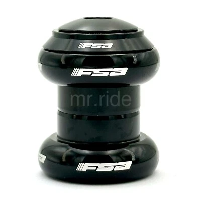 FSA ORBIT X 1" Bike AL Headset, Threadless  W/Top cap, Black for ISO 26.4mm - Image 1 of 4