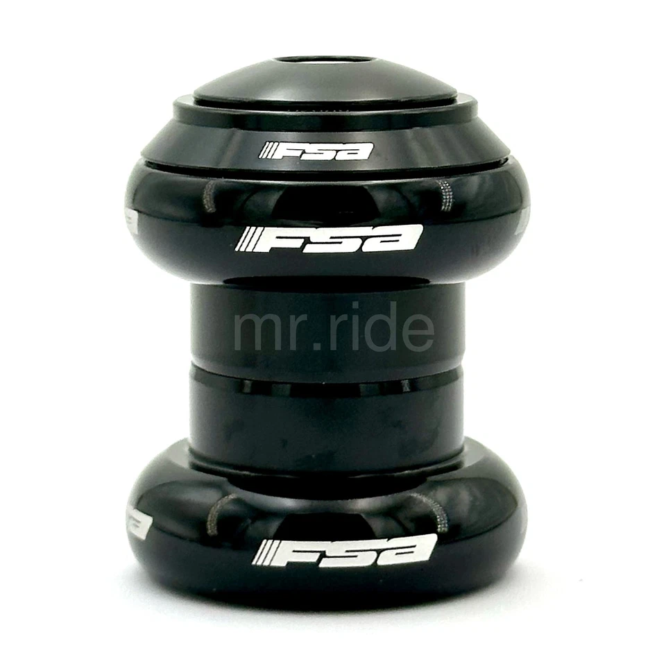 FSA ORBIT X 1" Bike AL Headset, Threadless  W/Top cap, Black for ISO 26.4mm - Image 1 of 4