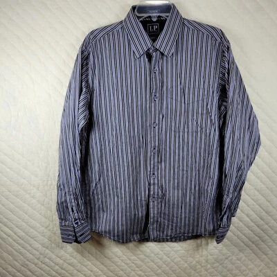 Louis Philippe Long Sleeve Button Up Stripe Shirt Mens Size 44cm / XL - Image 1 of 4