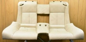 2008-2010 BMW 650i E63 REAR SEAT UPPER TOP SEAT CUSHION BACKREST TAN OEM  - Picture 1 of 12
