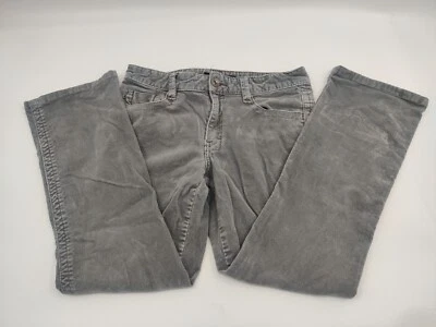 Pantalones de mezclilla para mujer Calvin Klein gris pana talla 8 tiro medio Foto 1 de 4
