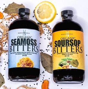 2 combo- Sea Moss and Soursop Bitters Blast of Nutrients and Vitality - Picture 1 of 9