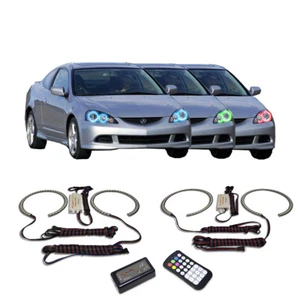 Kit de halo de faros ojo de ángel multicolor RGB para Acura RSX 02-04 - Imagen 1 de 11