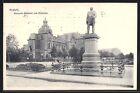 Krefeld, pomnik Bismarcka i dom powiatowy, pocztówka 1910 