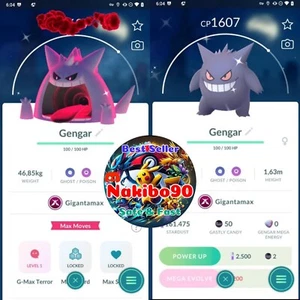 Pokémon Go - Shiny Gengar Gigantamax  - Tra De - P T C - Picture 1 of 1