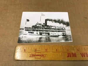 Vintage Put-In-Bay Ship Photograph - 5.5" x 4" - Picture 1 of 4