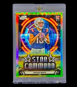 DRAKE MAYE ROOKIE REFRACTOR SILVER PRIZM HOLO SP Insert Non Auto - PATRIOTS - Picture 1 of 6