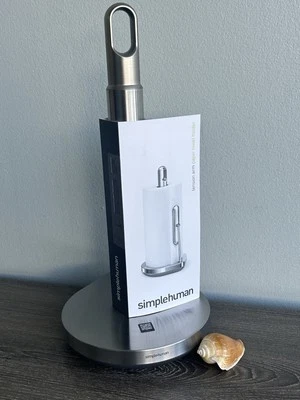 Soporte de toallas de papel de cocina Simplehuman KT1203 brazo de tensión acero inoxidable cepillado ¡NUEVO! Foto 1 de 4