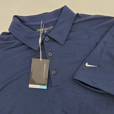 Camisa polo Nike Golf Dri-FIT para hombre grande azul 400768 Foto 1 de 4