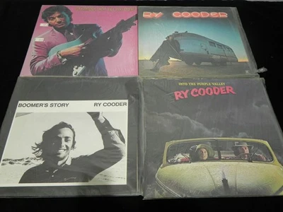 Lot of 4 Vintage Vinyl RY COODER Albums LP's Records Jazz Folk Blues Rock 1970s - Image 1 of 4