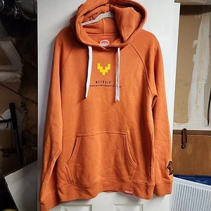 Official Nintendo Metroid NES Hoodie Orange - Size Large - Picture 1 of 6