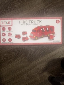 Camion dei Pompieri Serie Auto Tirabile - Foto 1 di 3