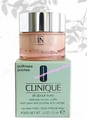 EXP 2027 CLINIQUE ALL ABOUT EYES 15ml dark circles puffiness smart NEW PACKAGG - Image 1 of 4