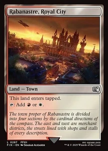Tarjeta mágica Rabanastre, Royal City Magic The Gathering Final Fantasy C casi nueva x1 - Imagen 1 de 1