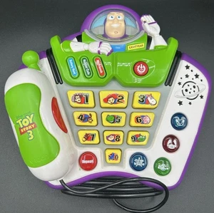 Vtech Buzz Lightyear Talk & Teach Phone Learning Toy Story 3 Disney Pixar Works - Picture 1 of 8