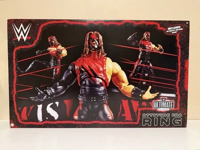 WWE Ultimate Edition Attitude Era RAW IS WAR Ring w/ Kane Figure New Sealed WWF - Image 1 of 4