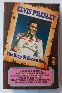 K7 AUDIO ELVIS PRESLEY- THE KING OF ROCK'N ROLL - VOLUME 4 - Picture 1 of 1