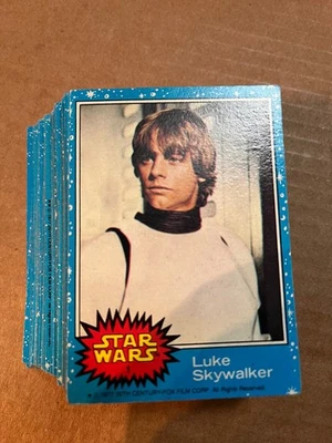 1977 Star Wars Card Complete Series 1 (1-66) Good+/Exc - Image 1 of 4