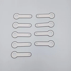 Einkaufswagenlöser Schlüsselanhänger selbstbeschriften selbstgestalten Weiß Blac - Bild 1 von 10