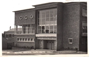 Hanley England Staffordshire Mitchell Memorial Youth Centre Vintage Postcard - Picture 1 of 2