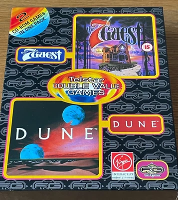 DUNE & THE 7th GUEST - PC CD-Rom Big Box Virgin Telstar Game ~ New - Image 1 of 4