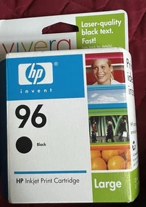 HP Vivera 96 Duży, czarny wkład atramentowy, C8767WN, wrzesień 2006 Nowy/Zapieczętowany - Zdjęcie 1 z 1