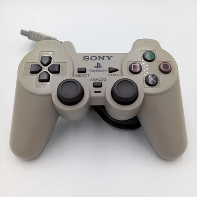 PS1 Analog Controller Gray SCPH-1150 Playstation Official Japanese Tested - Image 1 of 4