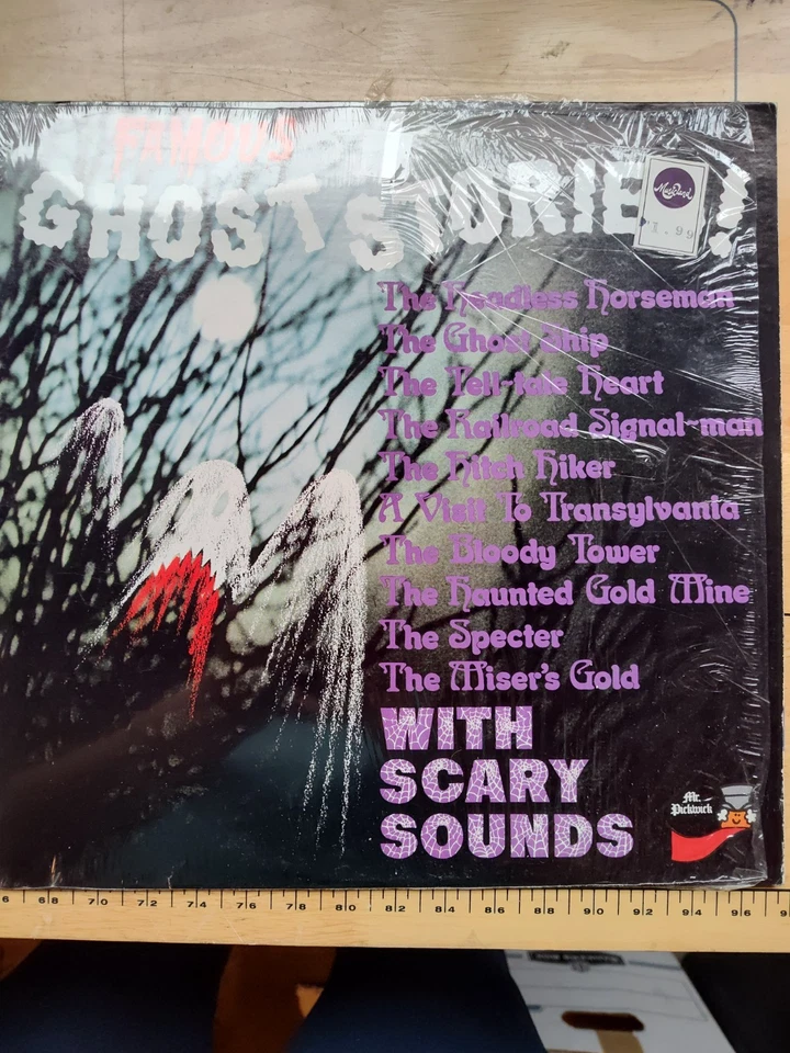 Famous Ghost Stories with Scary Sounds Vinyl LP Mr. Pickwick SPC-5146 Foto 1 de 1