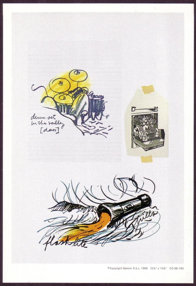 Juego de batería vintage Claes Oldenburg impresión de arte pop Foto 1 de 1