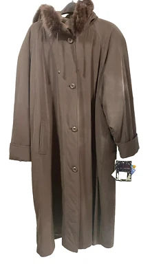 Chaqueta Parka Marrón 20 Toyobo Piel de Zorro Nuage Par-by Capital Garment Foto 1 de 4