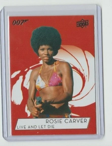 Tarjeta coleccionable 007 James Bond Collection SSP #176 Gloria Hendry Rosie Carver  Foto 1 de 1