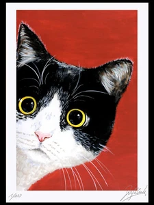 Einmalige Kunst Grafik von Original Gemälde, Grafica, Gráfico, Graphic, NO FOTO! - Bild 1 von 2