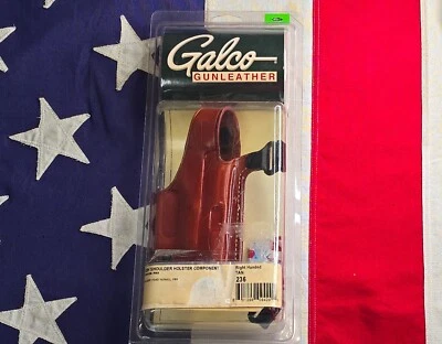 New Galco Shoulder Leather Holster Ruger P90 P85 P89 P94 9mm RH For Shoulder Rig - Image 1 of 4