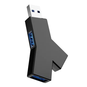 USB 3.0 Hub 3 Port Mini USB Verteiler mit USB 3.0 und USB 2.0 Tragbarer USB S... - Bild 1 von 7