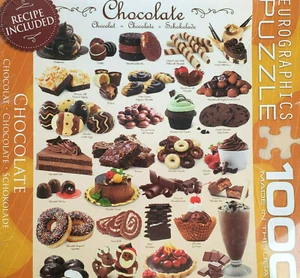 Rompecabezas de Chocolate EuroGraphics 1000 Piezas Receta Incluida Nuevo en Paquete - Imagen 1 de 8