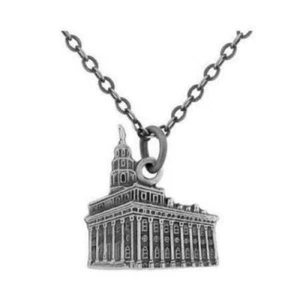 Collar J108AS Templo Nauvoo Antiguo Aleación de Plata Mormón Un Momento en el Tiempo SUD - Imagen 1 de 6