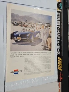 Chevrolet Corvette SI 1957 original impresión Fuellie anuncio Vette coleccionista arte regalo - Imagen 1 de 1