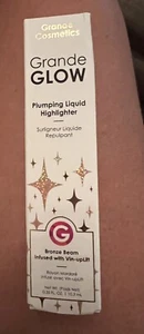 NEW Grande Glow Plumping Liquid Highlighter Bronze Beam Full size NIB - Picture 1 of 1