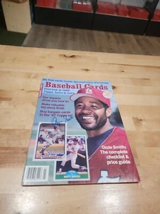 OZZIE SMITH Signed Autographed 1989 Baseball Cards Magazine No Coa SHOWS WEAR - Picture 1 of 5