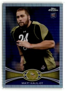 Matt Kalil Minnesota Vikings 2012 Topps Chrome Refractors #108 - Picture 1 of 2