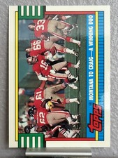 1990 Topps Tiffany Football San Francisco 49ers Team Leaders #515